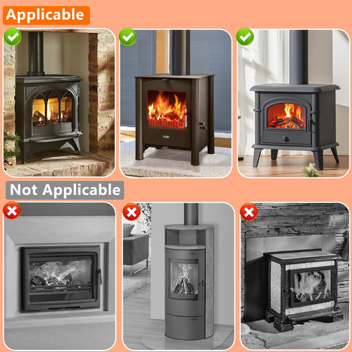 Log burner stove fan blades - 6,