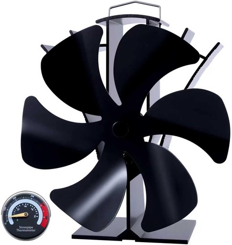 Log burner stove fan - fan, blades