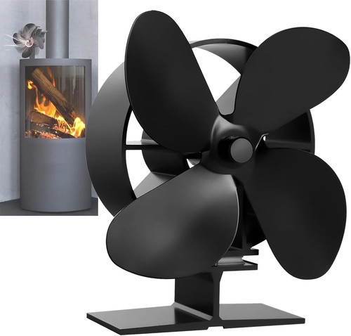 Wood stove fan - wood, 4