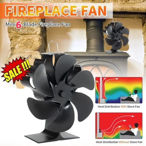 Blade stove fan heat powered - 6,