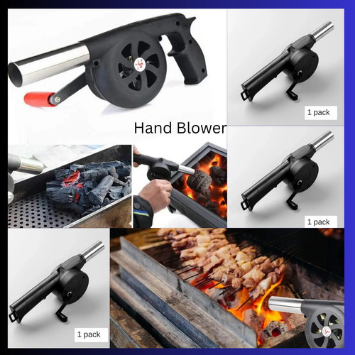 Manual bbq hand blower - manual,