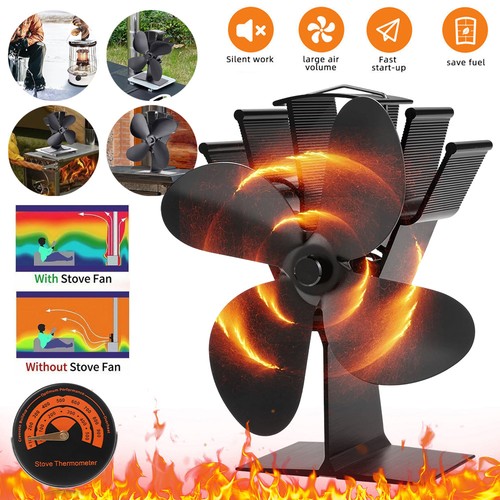 Heat powered blade stove - heat,