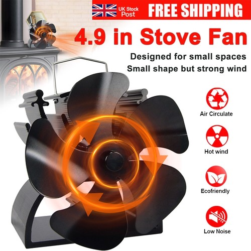 9in heat powered stove - 4.9in, top
