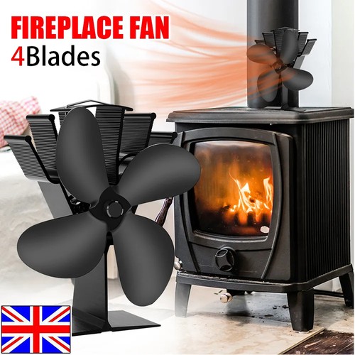 Blade stove fan heat - fan,
