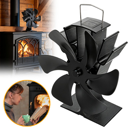 Blade heat powered stove - heat,