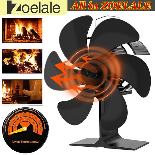 Blade stove fan - stove, powered