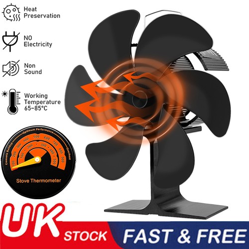 Heat powered blade - stove, top