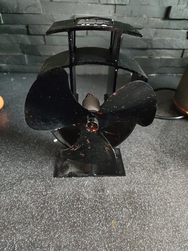 Blade heat powered stove - 3-blade,