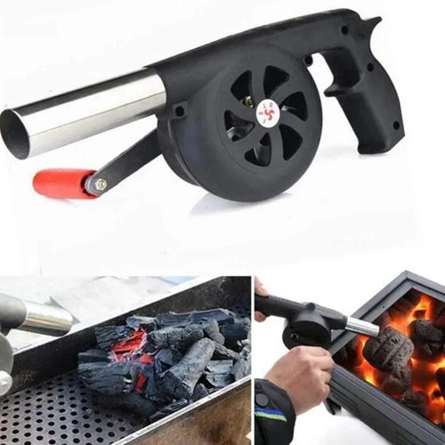 Portable hand blower bbq fan - hand,