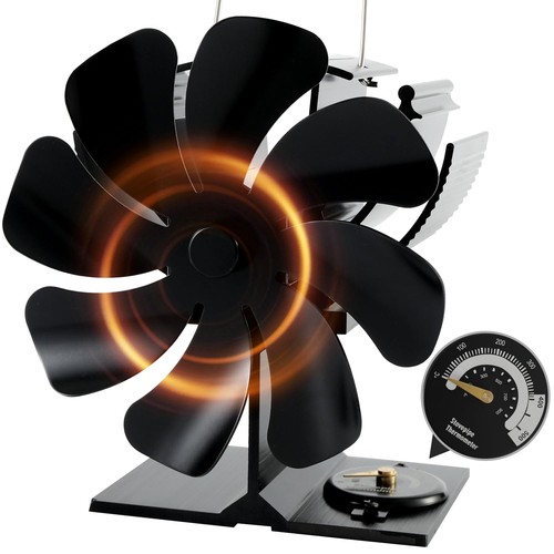 Blade heat powered stove - heat,