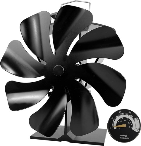 Stove log burner fan - log,