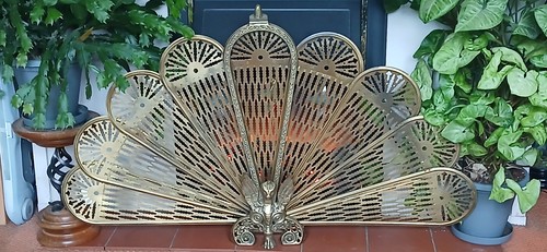 Vintage peacock fan style - vintage,