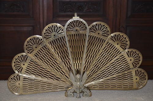 Vintage peacock fan style - peacock,