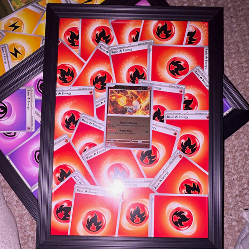 Fan made frame framed - ho-oh, fan-made